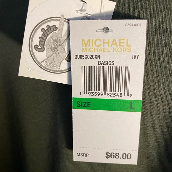 Michael Kors~Army Green~T-shirt - Picture 5 of 5